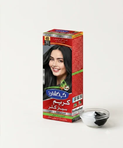 Kehkashan Crème Hair Color (Shade 45: Natural Black)