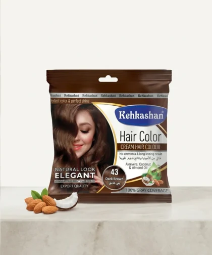 Kehkashan Cream Hair Colour Pouch (Shade 43: Dark Brown)