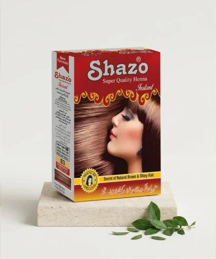Shazo Super Quality Henna Powder — Burgundy Shade Box
