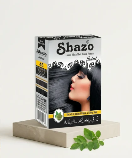 Shazo Natural Black Hair Color Henna Box