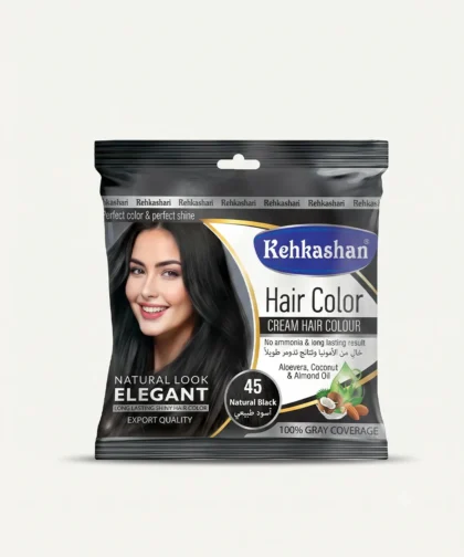 Kehkashan Cream Hair Colour Pouch (Shade 45: Natural Black)
